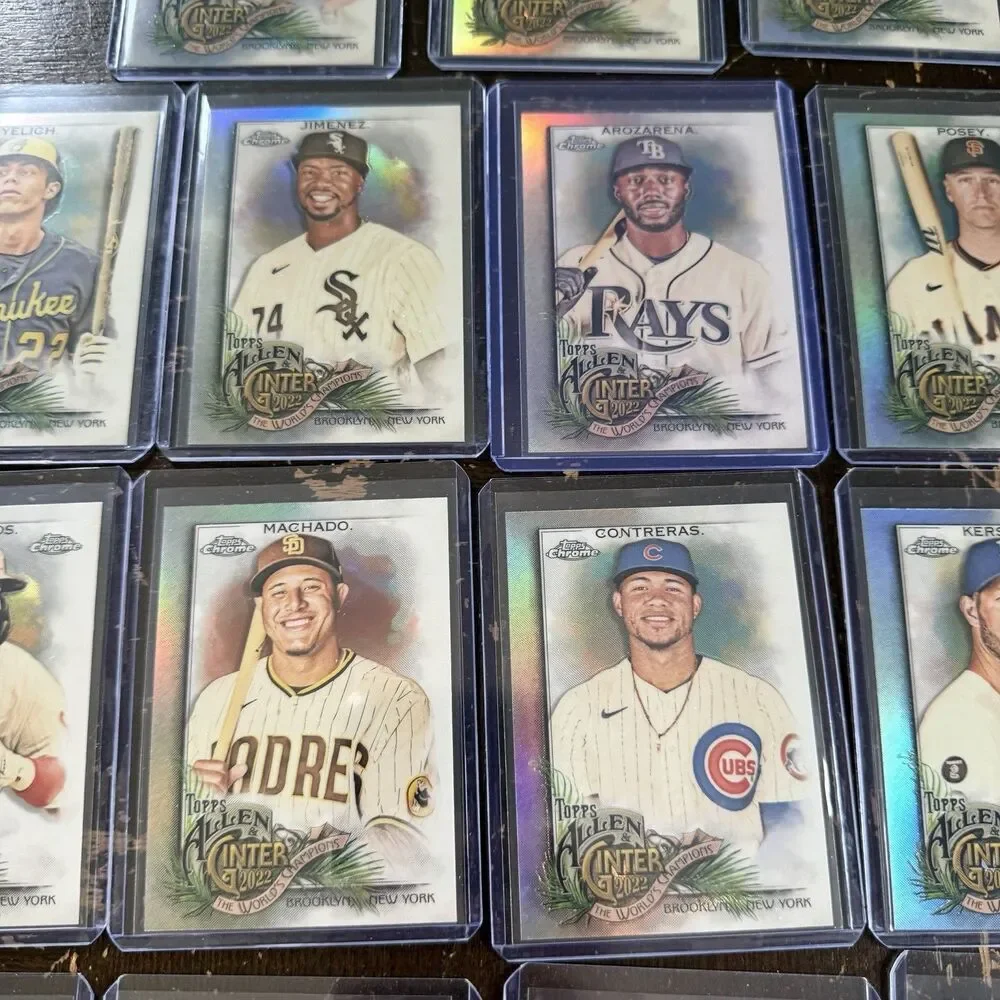 2022 Allen Ginter Chome Refractors 25 Card Lot NM w Ohtani #58 Top Loaded No Dup